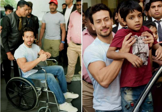 Tiger Shroff Entertains his Fans with the Dance Performance after leg injury